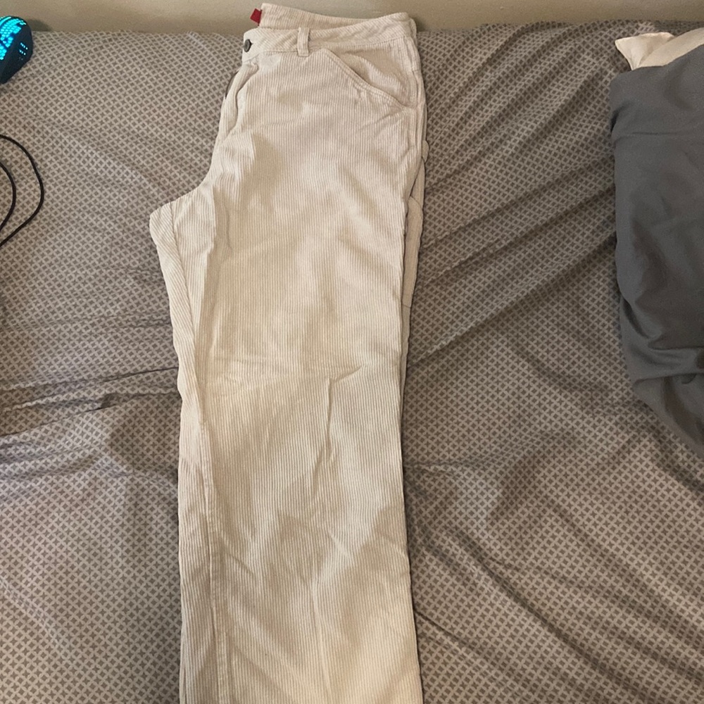 Cream wide leg dickies